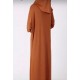 One Piece Prayer Brown Dress 