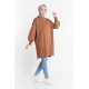 Balloon Sleeve Sport Coffee color Tunic